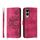 Per Samsung Galaxy S25 Edge 5G Custodia in pelle con motivo a fiori in rilievo (rosso vino) Per Samsung Galaxy S25 Edge 5G Custodia in pelle con motivo a fiori in rilievo (rosso vino)
