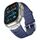 Per Apple Watch Ultra / Ultra 2 49mm Cinturino per orologio in fluorogomma con fibbia in acciaio inossidabile (blu argento) Per Apple Watch Ultra / Ultra 2 49mm Cinturino per orologio in fluorogomma con fibbia in acciaio inossidabile (blu argento)