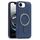 Per iPhone 16e Silver Shield MagSafe Holder Custodia antiurto per telefono (blu scuro) Per iPhone 16e Silver Shield MagSafe Holder Custodia antiurto per telefono (blu scuro)
