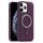 Per iPhone 11 Pro Max Silver Shield MagSafe Holder Custodia antiurto per telefono (viola) Per iPhone 11 Pro Max Silver Shield MagSafe Holder Custodia antiurto per telefono (viola)