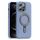 Per iPhone 12 Pro Silver Shield MagSafe Holder Custodia antiurto per telefono (blu) Per iPhone 12 Pro Silver Shield MagSafe Holder Custodia antiurto per telefono (blu)
