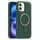 Per iPhone 16 Plus Silver Shield MagSafe Holder Custodia antiurto per telefono (verde)