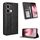 Per OPPO Reno13 Pro 5G Global Magnetic Buckle Retro Texture Custodia in Pelle per Telefono (Nero)