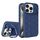 Per iPhone 15 Pro Lens Frame Holder MagSafe PC Hybrid TPU Custodia per telefono (blu reale) Per iPhone 15 Pro Lens Frame Holder MagSafe PC Hybrid TPU Custodia per telefono (blu reale)