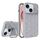 Per iPhone 15 Plus Lens Frame Holder MagSafe PC Hybrid TPU Custodia per telefono (grigio titanio) Per iPhone 15 Plus Lens Frame Holder MagSafe PC Hybrid TPU Custodia per telefono (grigio titanio)