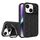 Per iPhone 14 Plus Lens Frame Holder MagSafe PC Hybrid TPU Custodia per telefono (nero) Per iPhone 14 Plus Lens Frame Holder MagSafe PC Hybrid TPU Custodia per telefono (nero)