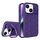 Per iPhone 14 Plus Lens Frame Holder MagSafe PC Hybrid TPU Custodia per telefono (viola) Per iPhone 14 Plus Lens Frame Holder MagSafe PC Hybrid TPU Custodia per telefono (viola)