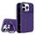 Per iPhone 12 Pro Lens Frame Holder MagSafe PC Hybrid TPU Custodia per telefono (viola) Per iPhone 12 Pro Lens Frame Holder MagSafe PC Hybrid TPU Custodia per telefono (viola)