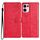Per OPPO Reno13 Pro Custodia per telefono in pelle con farfalle e fiori globali (rosso) Per OPPO Reno13 Pro Custodia per telefono in pelle con farfalle e fiori globali (rosso)