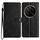 Custodia in pelle per telefono For Honor Magic7 con farfalle e fiori (nero) Custodia in pelle per telefono For Honor Magic7 con farfalle e fiori (nero)