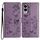 Per Samsung Galaxy S25 Edge 5G Custodia in pelle con farfalle e fiori (viola) Per Samsung Galaxy S25 Edge 5G Custodia in pelle con farfalle e fiori (viola)