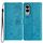 Per Samsung Galaxy S25 Edge 5G Custodia in pelle con farfalle e fiori (blu) Per Samsung Galaxy S25 Edge 5G Custodia in pelle con farfalle e fiori (blu)