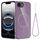 Per iPhone 16e Custodia per telefono antiurto in TPU lucido MagSafe con cordino (viola) Per iPhone 16e Custodia per telefono antiurto in TPU lucido MagSafe con cordino (viola)