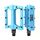 RACEWORK RK091 1 paio di pedali in fibra di nylon per mountain bike, pedali antiscivolo per ciclismo (blu)