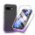 Per Google Pixel 9a Custodia per telefono trasparente antiurto con pellicola PET (viola)