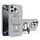 Per iPhone 16 Pro Max Y-shape Holder MagSafe Custodia antiurto per telefono (grigio) Per iPhone 16 Pro Max Y-shape Holder MagSafe Custodia antiurto per telefono (grigio)
