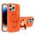 Per iPhone 14 Pro Y-shape Holder MagSafe Custodia antiurto per telefono (arancione) Per iPhone 14 Pro Y-shape Holder MagSafe Custodia antiurto per telefono (arancione)