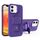 Per iPhone 12 Custodia per telefono antiurto MagSafe con supporto a forma di Y (viola scuro) Per iPhone 12 Custodia per telefono antiurto MagSafe con supporto a forma di Y (viola scuro)