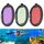JSR Round Housing Diving 3 in 1 Filtro lente rosso + giallo + viola per GoPro HERO8 Black JSR Round Housing Diving 3 in 1 Filtro lente rosso + giallo + viola per GoPro HERO8 Black