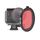 Filtro per lenti colorate da immersione con custodia rotonda JSR per GoPro HERO8 nero (rosso) Filtro per lenti colorate da immersione con custodia rotonda JSR per GoPro HERO8 nero (rosso)