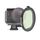 Filtro per lenti colorate per immersione con custodia rotonda JSR per GoPro HERO8 nero (giallo)