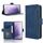 Custodia in pelle con texture di vitello effetto pelle di vitello per Honor 300 5G (blu) Custodia in pelle con texture di vitello effetto pelle di vitello per Honor 300 5G (blu)