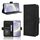 Per Samsung Galaxy S25 5G Custodia in pelle con slot per schede e texture in vitello (nero) Per Samsung Galaxy S25 5G Custodia in pelle con slot per schede e texture in vitello (nero)