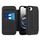 Per iPhone 16e Custodia in pelle con slot per schede RFID della serie Magnetic Armor (nero) Per iPhone 16e Custodia in pelle con slot per schede RFID della serie Magnetic Armor (nero)