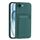 Per iPhone 16e Custodia per telefono in TPU con bottoni a contrasto di colore e effetto pelle (verde scuro) Per iPhone 16e Custodia per telefono in TPU con bottoni a contrasto di colore e effetto pelle (verde scuro)