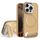 Per iPhone 16 Pro Max Vertical Lines Invisible Flat Holder MagSafe Custodia per telefono (oro)