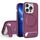 Per iPhone 13 Pro Vertical Lines Invisible Flat Holder MagSafe Custodia per telefono (rosso vino) Per iPhone 13 Pro Vertical Lines Invisible Flat Holder MagSafe Custodia per telefono (rosso vino)