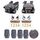 3 set adesivo per batteria con emoticon squalo drone (blu e nero)