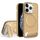 Per iPhone 11 Pro Max Vertical Lines Invisible Flat Holder MagSafe Custodia per telefono (oro) Per iPhone 11 Pro Max Vertical Lines Invisible Flat Holder MagSafe Custodia per telefono (oro)