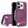 Per iPhone 11 Pro Max Vertical Lines Invisible Flat Holder MagSafe Custodia per telefono (rosso vino) Per iPhone 11 Pro Max Vertical Lines Invisible Flat Holder MagSafe Custodia per telefono (rosso vino)