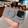 Per iPhone 16 Pro Max Lens Frame Holder Blade MagSafe Custodia per telefono (grigio siderale)