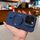 Per iPhone 16 Pro Lens Frame Holder Blade MagSafe Custodia per telefono (blu scuro)