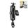 PULUZ Motorcycle Holder Mirror Base Hole Fixed Mount for GoPro and Other Action Cameras(Black) PULUZ Motorcycle Holder Mirror Base Hole Fixed Mount for GoPro and Other Action Cameras(Black)