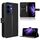 Per OPPO Reno13 F 4G / 5G Custodia in pelle con texture a diamante (nero)