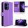 Per OPPO Reno13 F 4G / 5G Custodia in pelle con texture a diamante (viola) Per OPPO Reno13 F 4G / 5G Custodia in pelle con texture a diamante (viola)