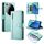 Per Xiaomi 15 Ultra Nine Card-slot Zipper Wallet Bag Custodia in pelle per telefono (verde menta) Per Xiaomi 15 Ultra Nine Card-slot Zipper Wallet Bag Custodia in pelle per telefono (verde menta)