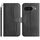 Per Google Pixel 9 / 9 Pro Custodia in pelle a forma di S a doppia piega (nera)
