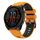 Per Garmin 22mm Kalebol Cinturino in silicone bicolore (arancione nero)