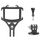 Staffa + adattatore RCSTQ per DJI Pocket 2 Supporto per adattatore di espansione Accessori per connessione fissa per fotocamera