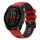 Per Garmin 22mm Kalebol Cinturino in silicone bicolore (rosso nero)