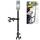 PULUZ Moto A Doppia Testa e Morsetti a Testa Singola Manubrio Montaggio Fisso 150 cm Selfie Stick (Nero) PULUZ Moto A Doppia Testa e Morsetti a Testa Singola Manubrio Montaggio Fisso 150 cm Selfie Stick (Nero)