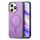 Per Honor X50i+ Retro Magsafe Custodia per telefono con cover posteriore in PU magnetica (viola)