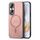 Per Honor 90 Pro 5G Retro Magsafe Custodia per telefono con cover posteriore in PU magnetica (rosa) Per Honor 90 Pro 5G Retro Magsafe Custodia per telefono con cover posteriore in PU magnetica (rosa)