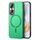 Per Honor 90 Pro 5G Retro Magsafe Custodia per telefono con cover posteriore in PU magnetica (verde) Per Honor 90 Pro 5G Retro Magsafe Custodia per telefono con cover posteriore in PU magnetica (verde)