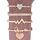 5 pezzi / set Smart Watch Universale Silicone Band Anello decorativo Accessori in metallo, Stile: Oro rosa 6