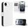 Per iPhone 16e Custodia per telefono in pelle con trama a diamante (bianco) Per iPhone 16e Custodia per telefono in pelle con trama a diamante (bianco)